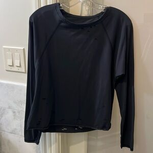 Nancy rose performance black long sleeve shirt size 4